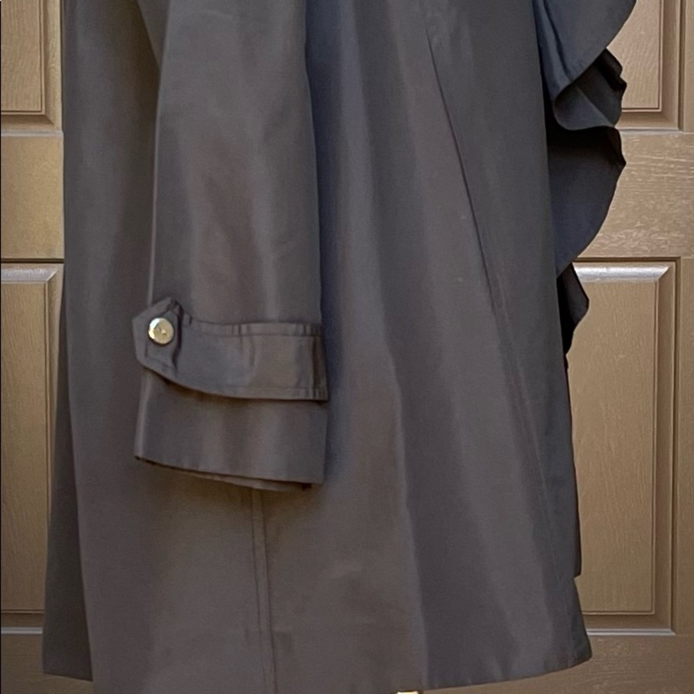 Ralph Lauren black silk taffeta coat - Picture 3 of 9